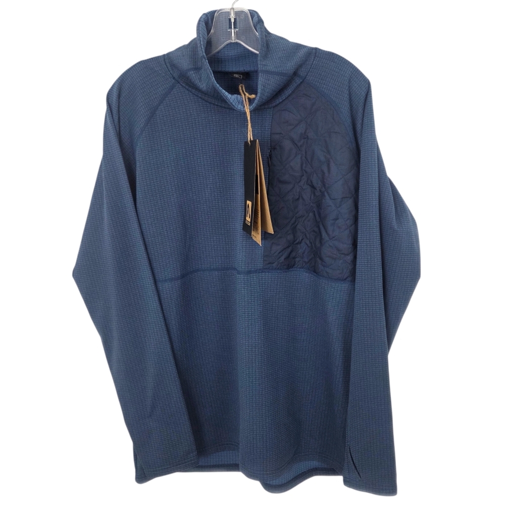 Flylow Sondra Fleece Water Repellent Pullover Tech Sweatshirt NEW Womens XL Blue